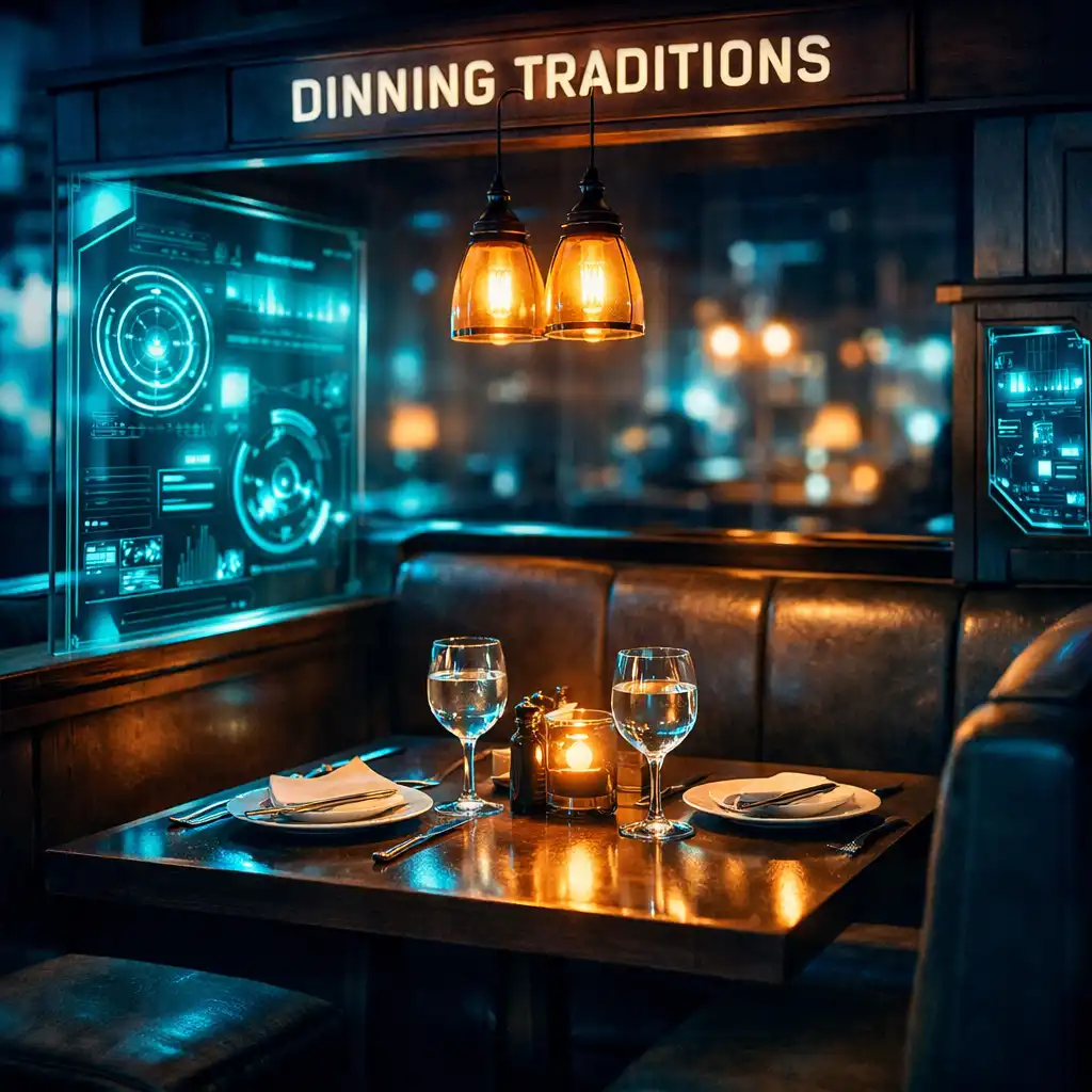 Meghitt étkezőzug a Dinning Traditions belső terében